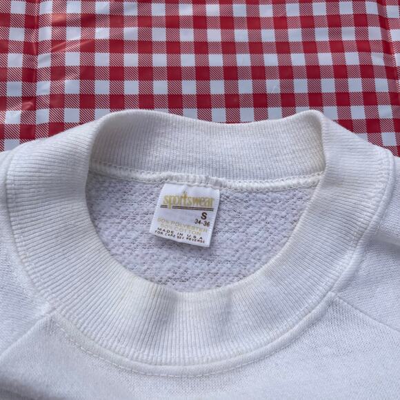 RARE Vintage 70s / 80s Pocono Palace is for Lovers Sweatshirt // Size‎ Small - Picture 2 of 7